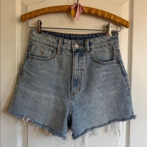 Thrills Erica denim high waist cut off jeans shorts